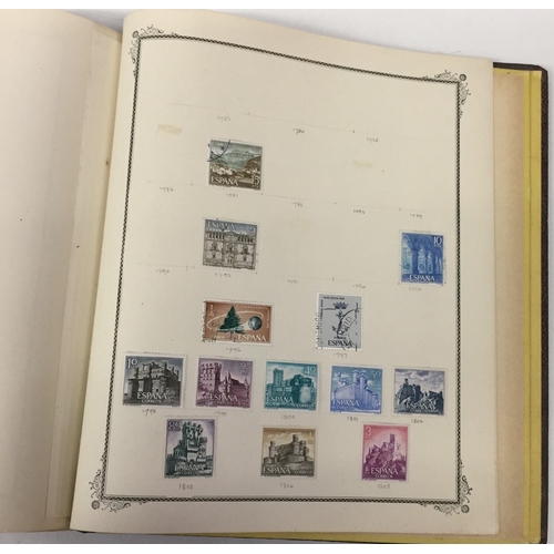 1629 - A partially-completed stamp album, devoted to Spanish Stamps 1950 - 1967.