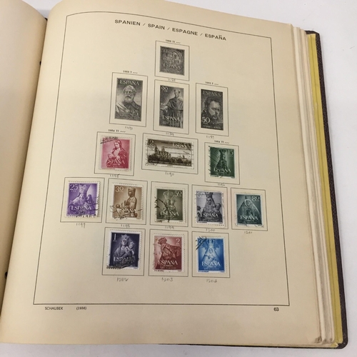 1629 - A partially-completed stamp album, devoted to Spanish Stamps 1950 - 1967.