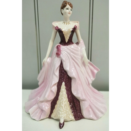 1378 - An unboxed 'Coalport' - Ladies of Fashion 'Fay' figurine. Limited edition 2397/5000. Height 22cm.