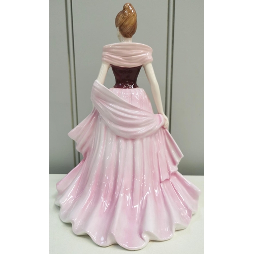 1378 - An unboxed 'Coalport' - Ladies of Fashion 'Fay' figurine. Limited edition 2397/5000. Height 22cm.