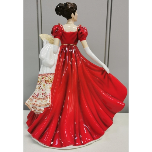 1381 - A boxed, 'Royal Doulton' 200 years anniversary special 'Eleanor' figurine. Height 21cm.