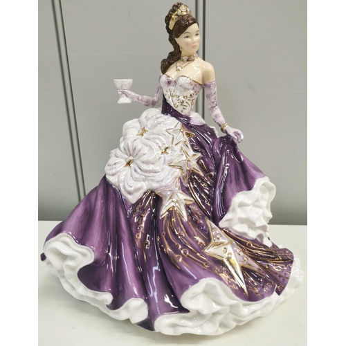A boxed 'The English Ladies Co.' - 'Amethyst' figurine. Height 22cm.