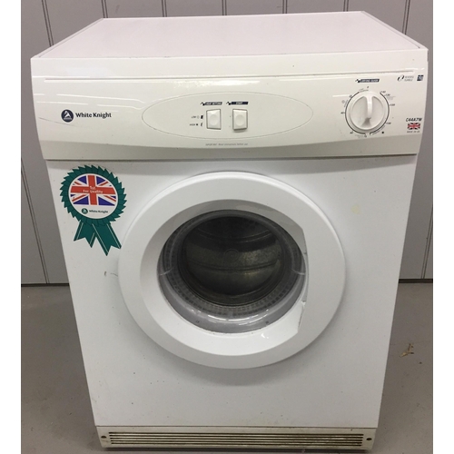 1583 - A used 'White Knight' 7kg tumble dryer. Model no.C44A7W. PAT test pass & functionality test indicate... 