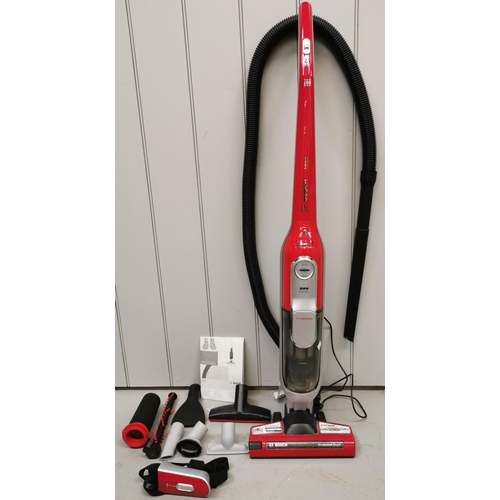 1577 - A 'Bosch - Pro Animal' rechargeable, upright vacuum cleaner, complete with multiple accessories. PAT... 