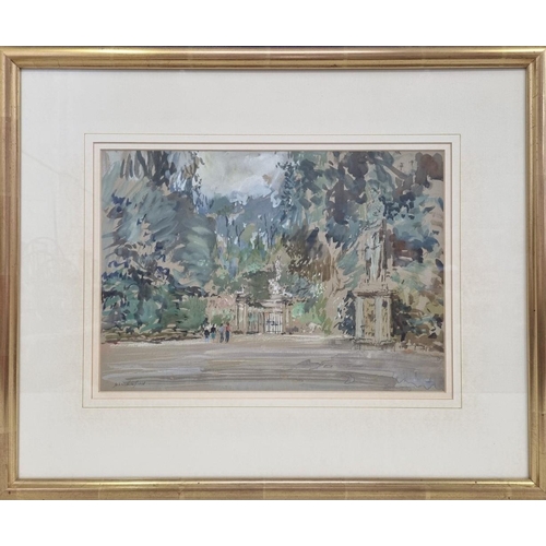 358 - An original John Linfield (b.1930) watercolour, signed, mounted and framed. A prolific British artis... 