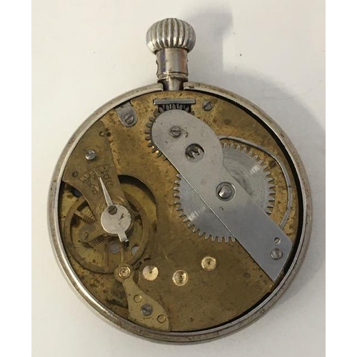 381 - A 'Railway Timekeeper' pocket watch, made in Austria. 'SF RA' engraved on mechanism. Untested.