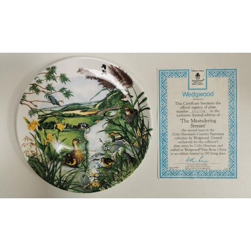 577 - A collection of three boxed display plates. Each complete with certificates of authenticity. Top inc... 