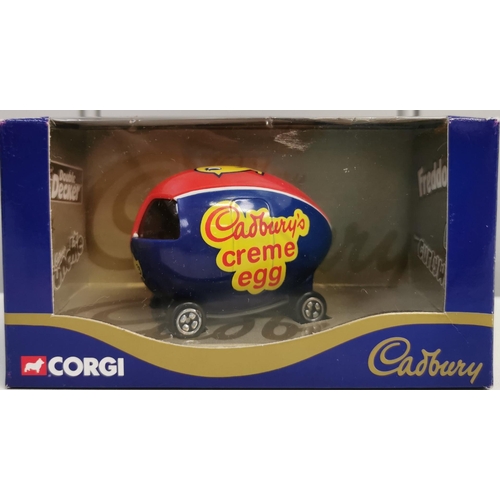 2213 - A boxed, Corgi Cadbury's Creme Egg Car. Model no.57501.
