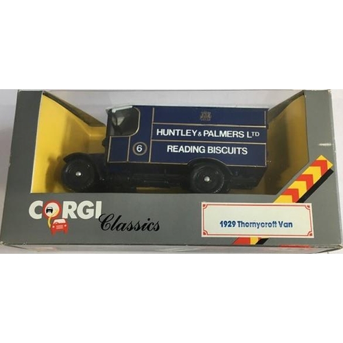 Corgi C831 1:43 Scale 1929 Thornycroft Van - 'Huntley & Palmers Ltd'.
