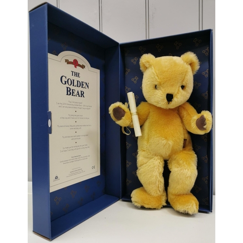 4031 - A boxed, limited edition 'Golden Bear Products Ltd' - 'The Golden Bear' 20th anniversary bear, in ye... 
