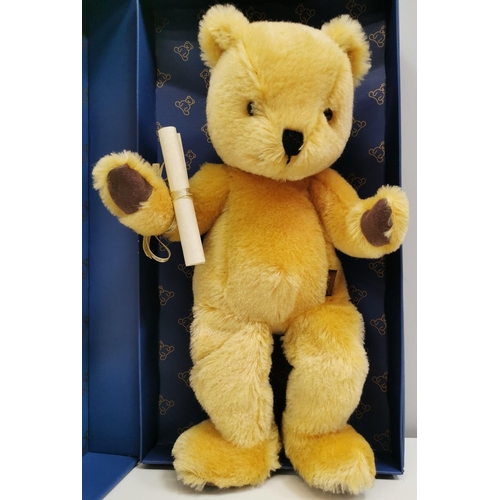 4031 - A boxed, limited edition 'Golden Bear Products Ltd' - 'The Golden Bear' 20th anniversary bear, in ye... 