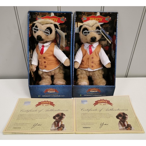 4091 - A collection of six Compare The Market Meerkats - Yakov's Toy Shop Editions. To include Aleksander, ... 