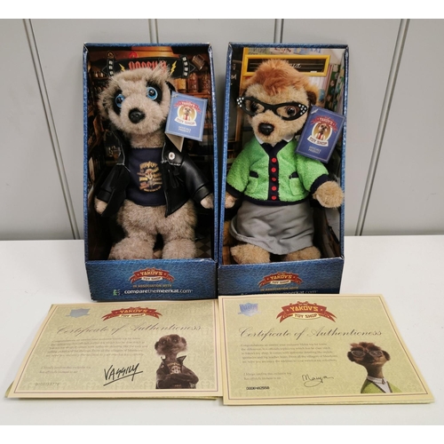 4091 - A collection of six Compare The Market Meerkats - Yakov's Toy Shop Editions. To include Aleksander, ... 