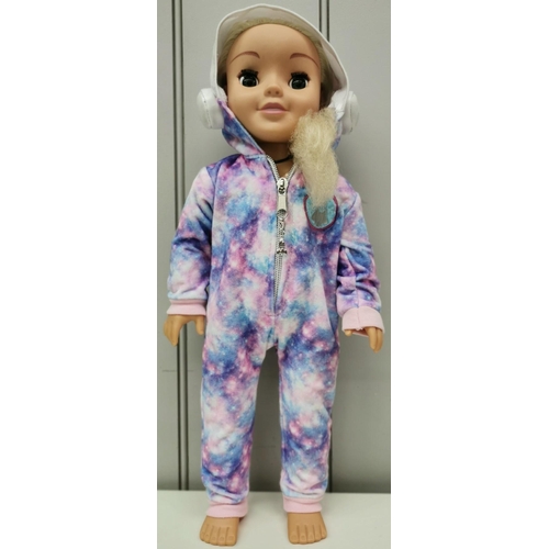 4099A - A 'My Friend Cayla' interactive, Bluetooth doll, in NASA spacesuit. Plays games, tells stories, answ... 