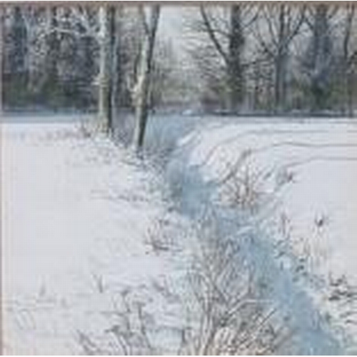 363 - Two original, highly collectable gouache paintings, by Paul Evans, British. A stylised 'Winter Tease... 