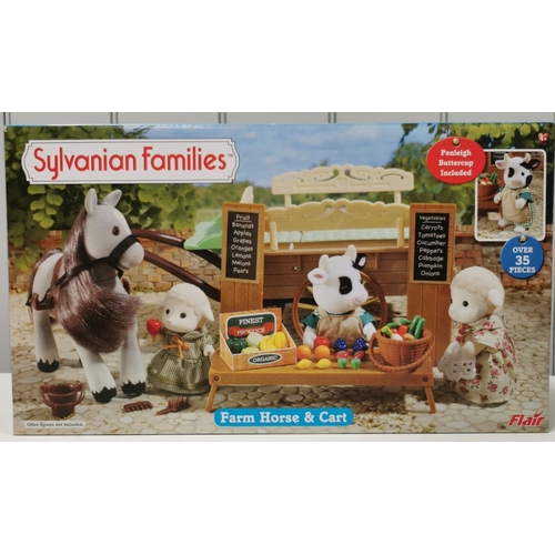 4589 - Sylvanian Families Farm Horse & Cart.  Manufacturer/Model No: Flair 4757.  Unchecked for completenes... 