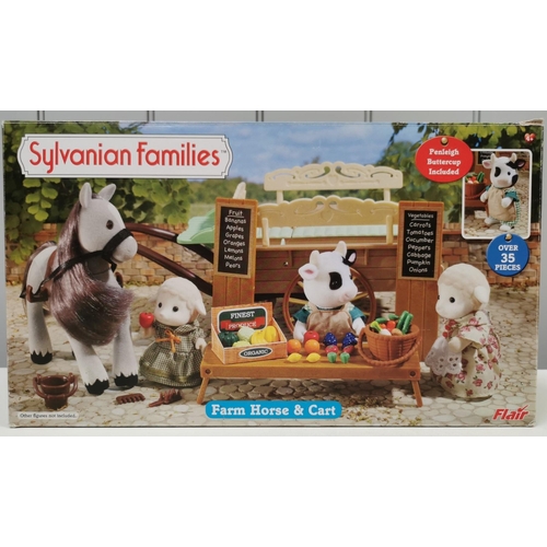 4590 - Sylvanian Families Farm Horse & Cart.  Manufacturer/Model No: Flair 4757.  Unchecked for completenes... 