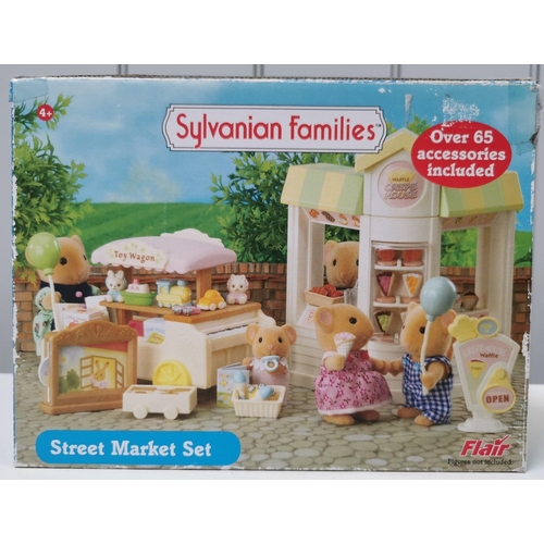 4621 - Sylvanian Families Street Market Set.  Manufacturer/Model No: Flair 4844.  Unchecked for completenes... 