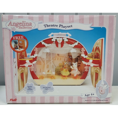 4104 - Angelina Ballerina Theatre Playset.  Unchecked for completeness.