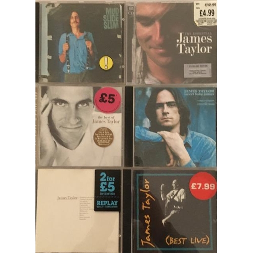 3605 - James Taylor - a collection of mostly new/unplayed CD's (x6)