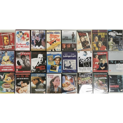 3123 - A collection of approx. sixty-seven classic film DVD's, together with two Blu-Rays (Casablanca & Gon... 