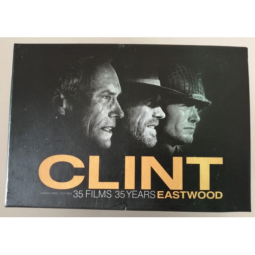 3128 - A Clint Eastwood DVD box set. To include thirty-five movies.