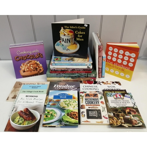 3139 - A selection of twenty-four cookery & baking books.