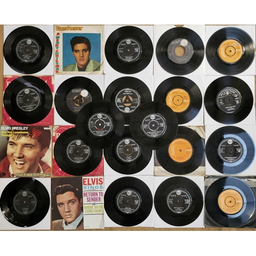 3606 - A collection of twenty-two vinyl singles, by 'Elvis Presley'.