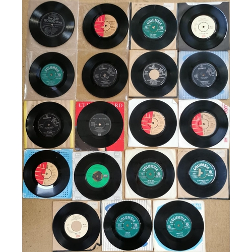 3608 - A collection of nineteen vinyl singles, by 'Cliff Richard'.