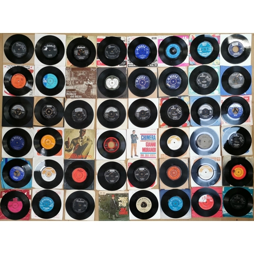 3610 - A large collection of approximately ninety-nine vinyl singles, mostly from 1960's.