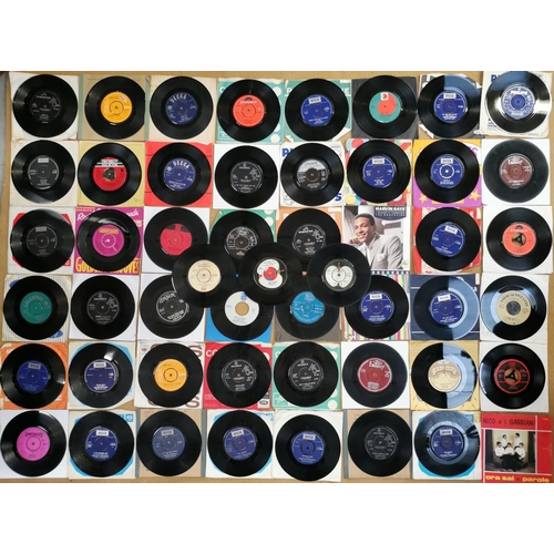 3610 - A large collection of approximately ninety-nine vinyl singles, mostly from 1960's.