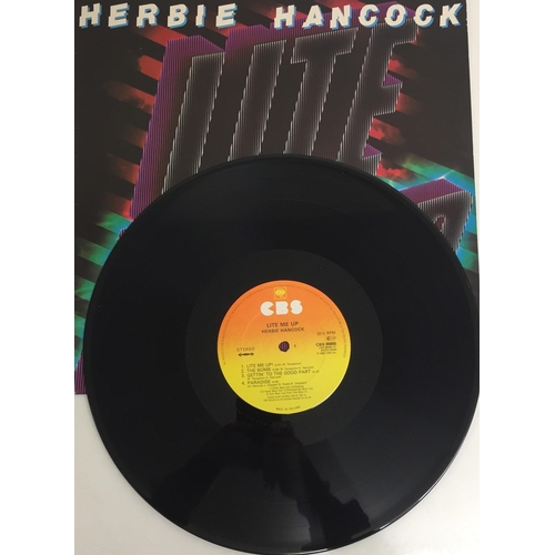 3613 - 'Lite Me Up', vinyl album by 'Herbie Hancock'. CBS label CBS 85650.