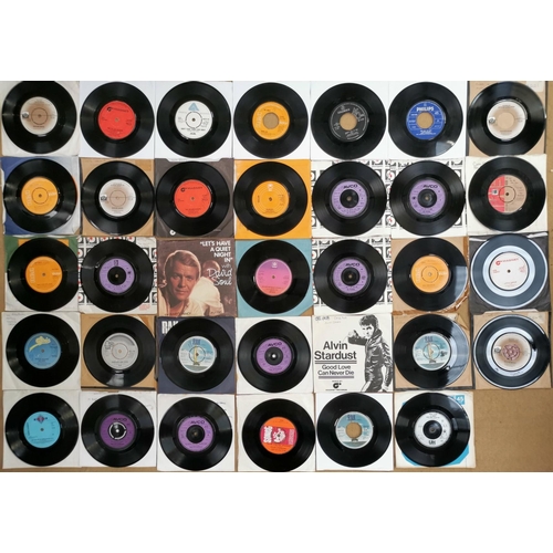 3618 - A large collection of approximately one hundred & eighteen vinyl singles, mostly from 1970's. To inc... 