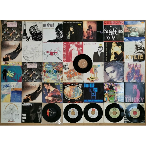 3619 - A collection of thirty-six vinyl singles, from 1990's & 2000's. To include 'Genesis', 'Morrissey', '... 