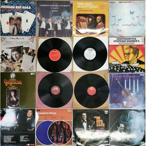 3675 - A collection of fifty-four classical & big band music vinyl albums.