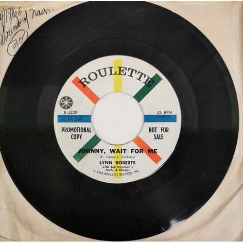 3681 - A promotional 'That's The Way It Is' vinyl single, by 'Lynn Roberts'. Roulette label R-4320.