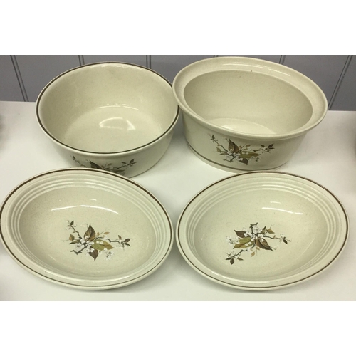 521 - A mixed lot of crockery. To include 'Royal Doulton - Wild Cherry' serving dishes, 'Hornsea' coffee p... 