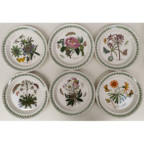 514 - A collection of thirty pieces of Portmeirion tableware. To include plates, flan dishes, cake slice, ... 