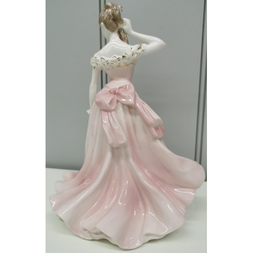 531 - A limited edition 'Coalport - With this ring' figurine. No.3003/12500. Height 23cm.