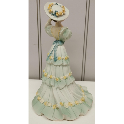 533 - A 'Coalport - Polonaise Walk' figurine, from the Age of Elegance range. Height 23cm.