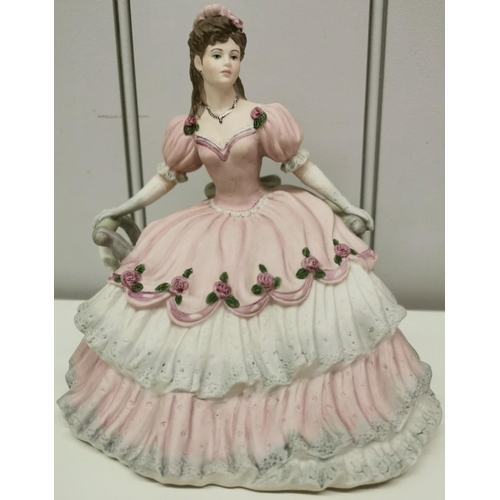 538 - A 'Coalport - Royal Gala' figurine, from the Age of Elegance range. Height 17cm.