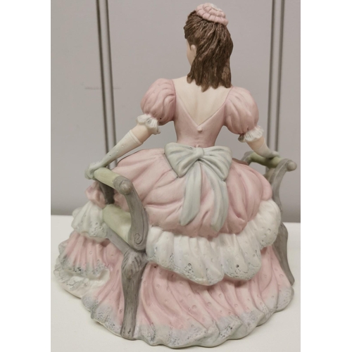 538 - A 'Coalport - Royal Gala' figurine, from the Age of Elegance range. Height 17cm.