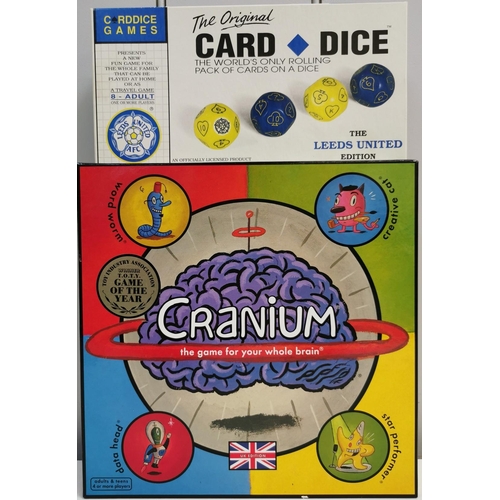 1819 - Two board games - Cranium & Card Dice (Leeds United Edition).