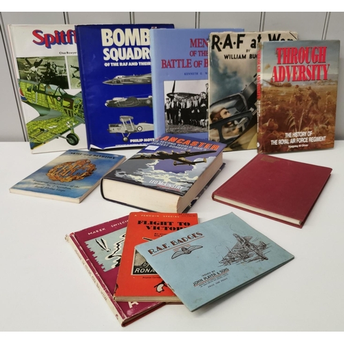 67 - A collection of RAF-related guides & story books, together with a partially completed John Player ci... 