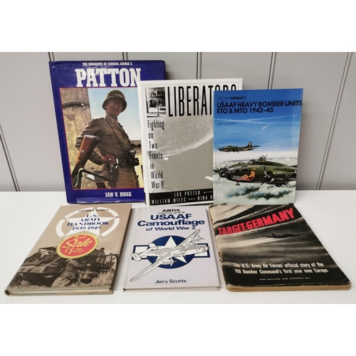 68 - A collection of six WWII US forces books & guides.