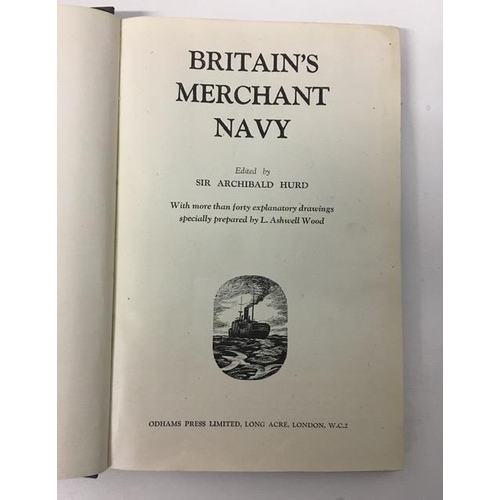 72 - A trio of WWII Merchant & Royal Navy books.