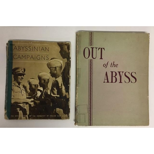 73 - Two reference books relating to the WWII Abyssinian campaigns.