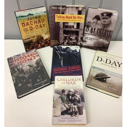 76 - A collection of seven WWII history & reference books.