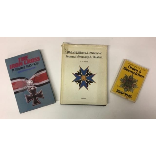 82 - A trio of reference books, detailing German military medals & decorations.