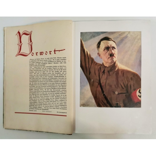 115 - A pre-WWII German propaganda book/cigarette card album, entitled 'Manner im Dritten Reich' (Men of t... 